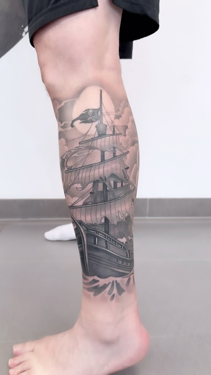 Pirate sleeve · healed